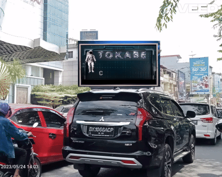 Layanan Videotron DOOH Tokabe.id - Sun Plaza, Jalan Zainul Arifin No.7, Medan - Billboard Sun Plaza Medan