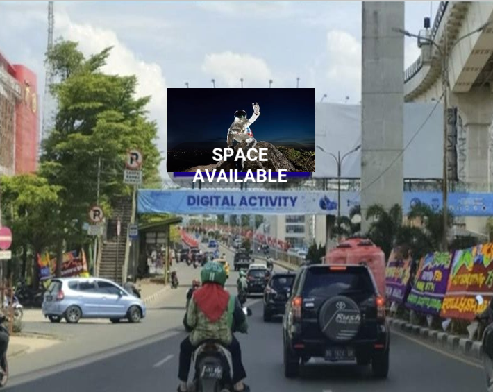 Sewa Reklame Billboard Tokabe.id - Di Basuki Rahmat Street, at the persimpangan dekat the Regional Police Headquarters (Simpang Polda), Kota Palembang, Provinsi Sumatera Selatan - Pasang iklan billboard Medan