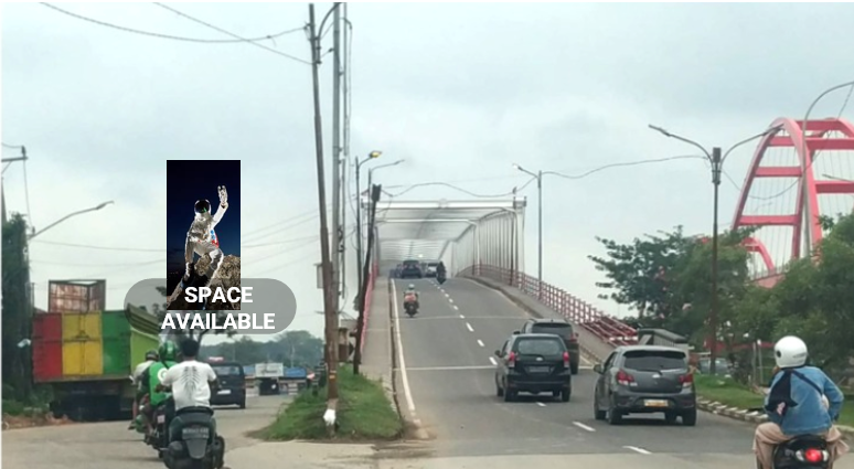 Sewa Reklame Billboard Tokabe.id - At Musi II Bridge, Kota Palembang, Provinsi Sumatera Selatan - Jasa sewa billboard Medan