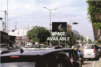 Sewa Reklame Billboard Tokabe.id - Di Jamin Ginting Street, di persimpangan dengan Ngumban Surbakti Street, Medan Kota, Provinsi Sumatera Utara - Jasa sewa billboard Medan