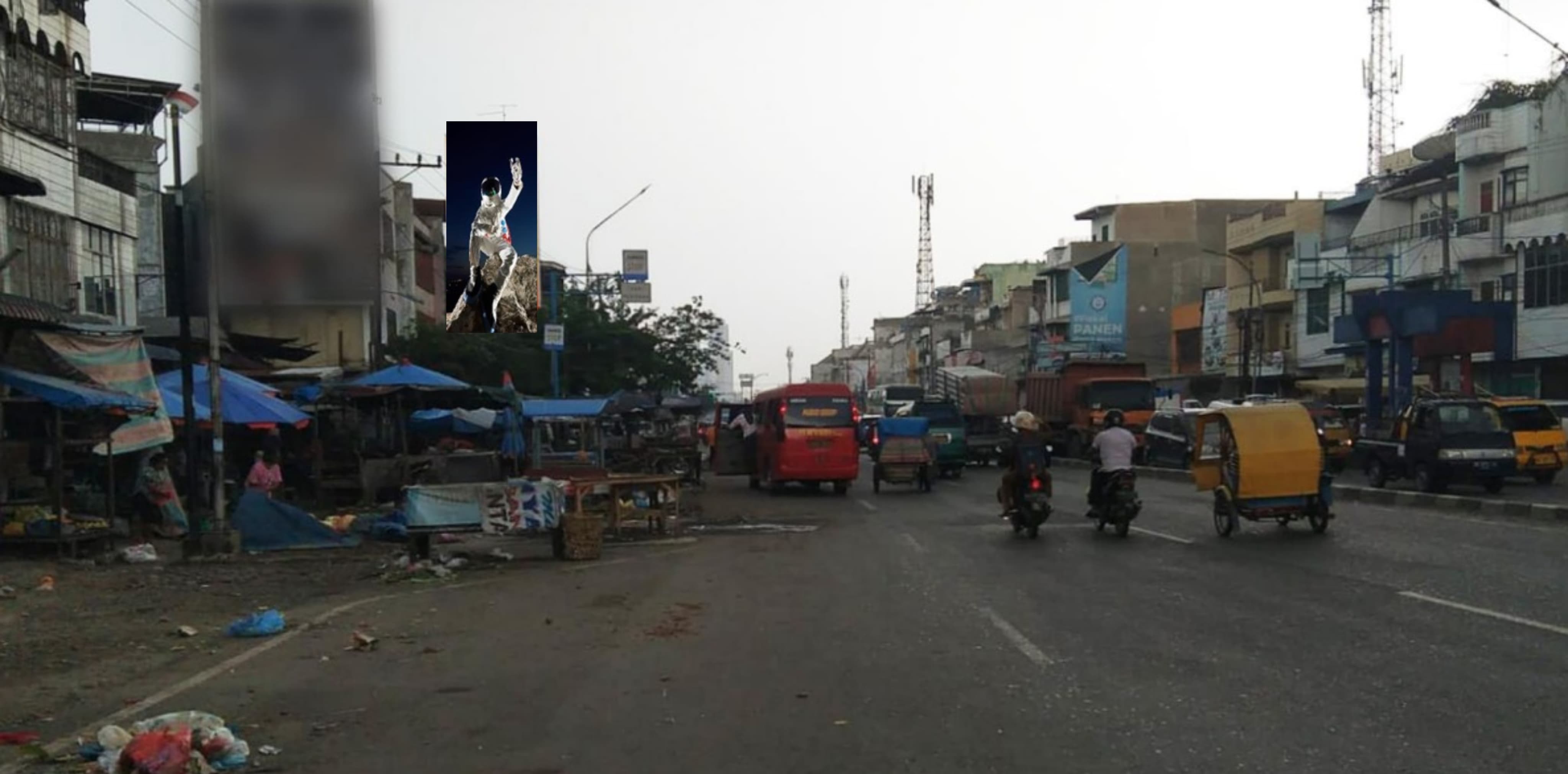 Sewa Reklame Billboard Tokabe.id - Di Gatot Subroto Street (Kampung Lalang Market), Medan Kota, Provinsi Sumatera Utara - Jasa sewa billboard Medan