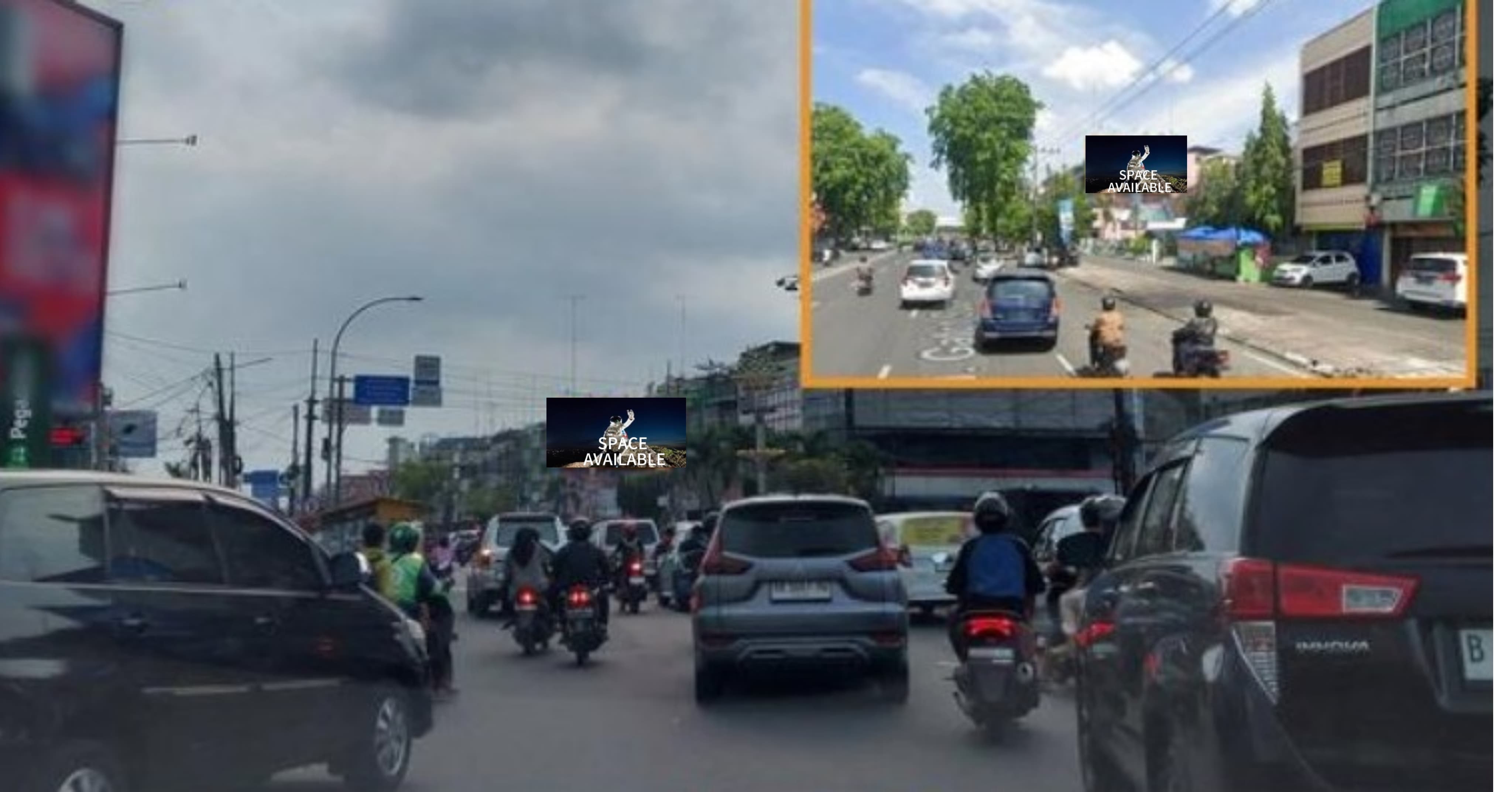 Sewa Reklame Billboard Tokabe.id - Di Gatot Subroto Street, beside the KPPU Office (Asia Store), Medan Kota, Provinsi Sumatera Utara - Harga sewa billboard Medan