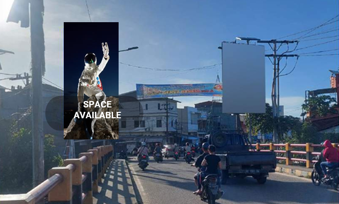 Sewa Reklame Billboard Tokabe.id - Diponegoro Street, Gunung Sitoli - Titik billboard strategis Medan