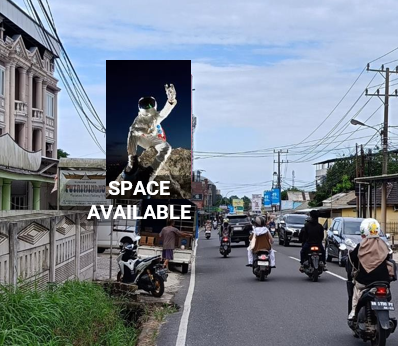 Sewa Reklame Billboard Tokabe.id - n Depati Hamzah Street, Semada Persimpangan, Bukit Intan Kecamatan, Pangkal Pinang City - Sewa baliho Medan murah