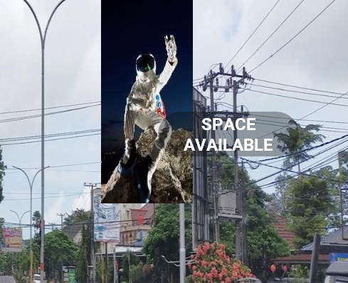Sewa Reklame Billboard Tokabe.id - Di Jendral Sudirman Street, Tanjung Pesona Persimpangan, Sungai Liat Kecamatan, Bangka Kabupaten - Jasa sewa billboard Medan