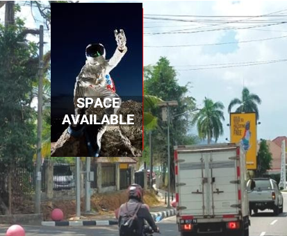 Sewa Reklame Billboard Tokabe.id - Di Ahmad Yani Street, Batin Tikal Kelurahan, Taman Sari Kecamatan, Pangkal Pinang City - Titik billboard strategis Medan