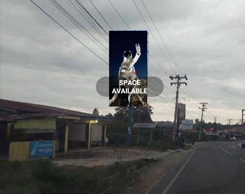 Sewa Reklame Billboard Tokabe.id - SM. Raja Street, di persimpangan dengan Silangit–Sandora Silangit Jalan, North Tapanuli - Billboard Lintas Sumatera