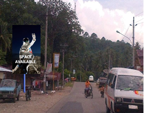Sewa Reklame Billboard Tokabe.id - Padang Sidempuan, Panyabungan Highway, Sayur Matinggi Market, South Tapanuli - Pasang iklan billboard Medan