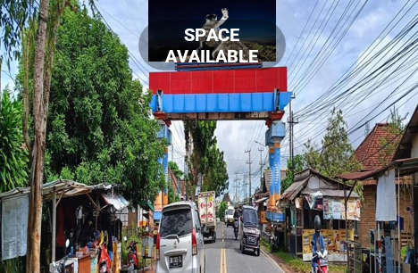Sewa Reklame Billboard Tokabe.id - Di Jend. Sudirman Street, Selindung Kelurahan, Gabek Kecamatan, Pangkal Pinang City, Bangka Belitung (view from Pangkal Pinang City Center towards Sungai Liat) - Sewa baliho Medan murah