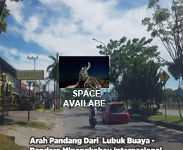 Sewa Reklame Billboard Tokabe.id - Di Prof. Hamka Street No. 8–15, Batang Kabung Ganting, Koto Tangah Kecamatan, Kota Padang, Provinsi Sumatera Barat - Titik billboard strategis Medan