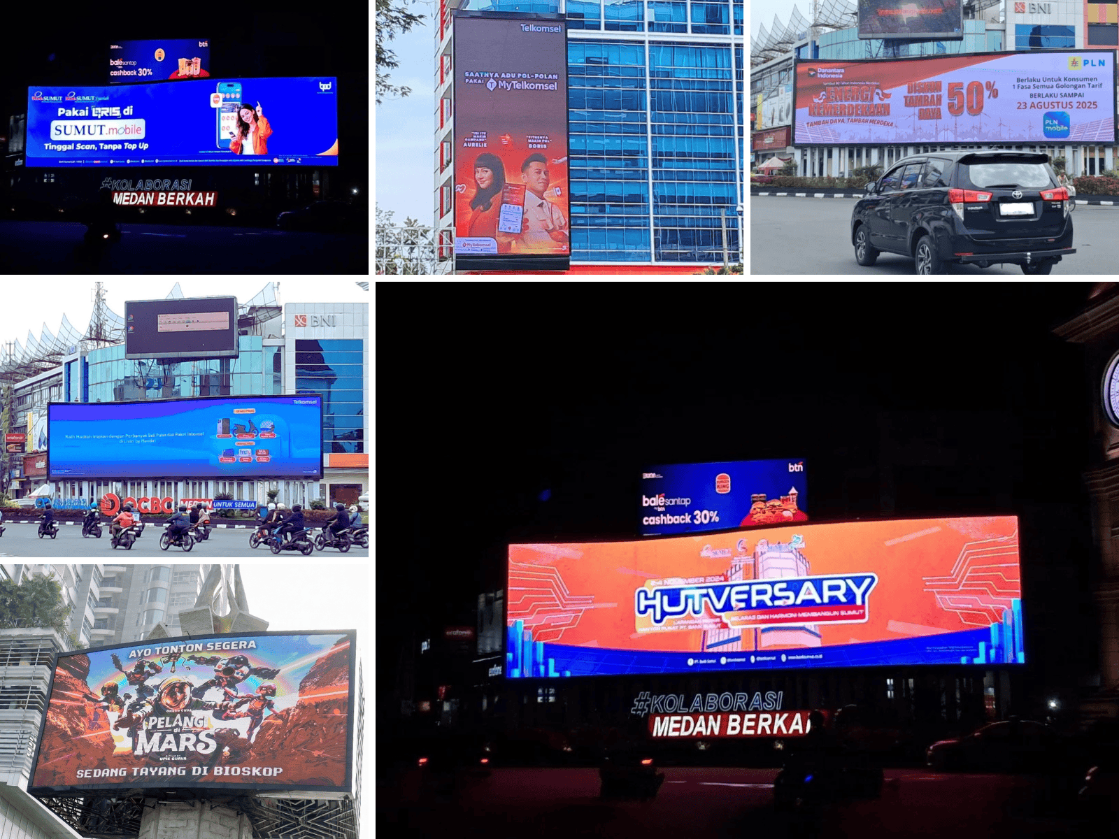 Event Organizer & Brand Activation Tokabe.id - DOOH / Videotron - Event Organizer Medan terbaik