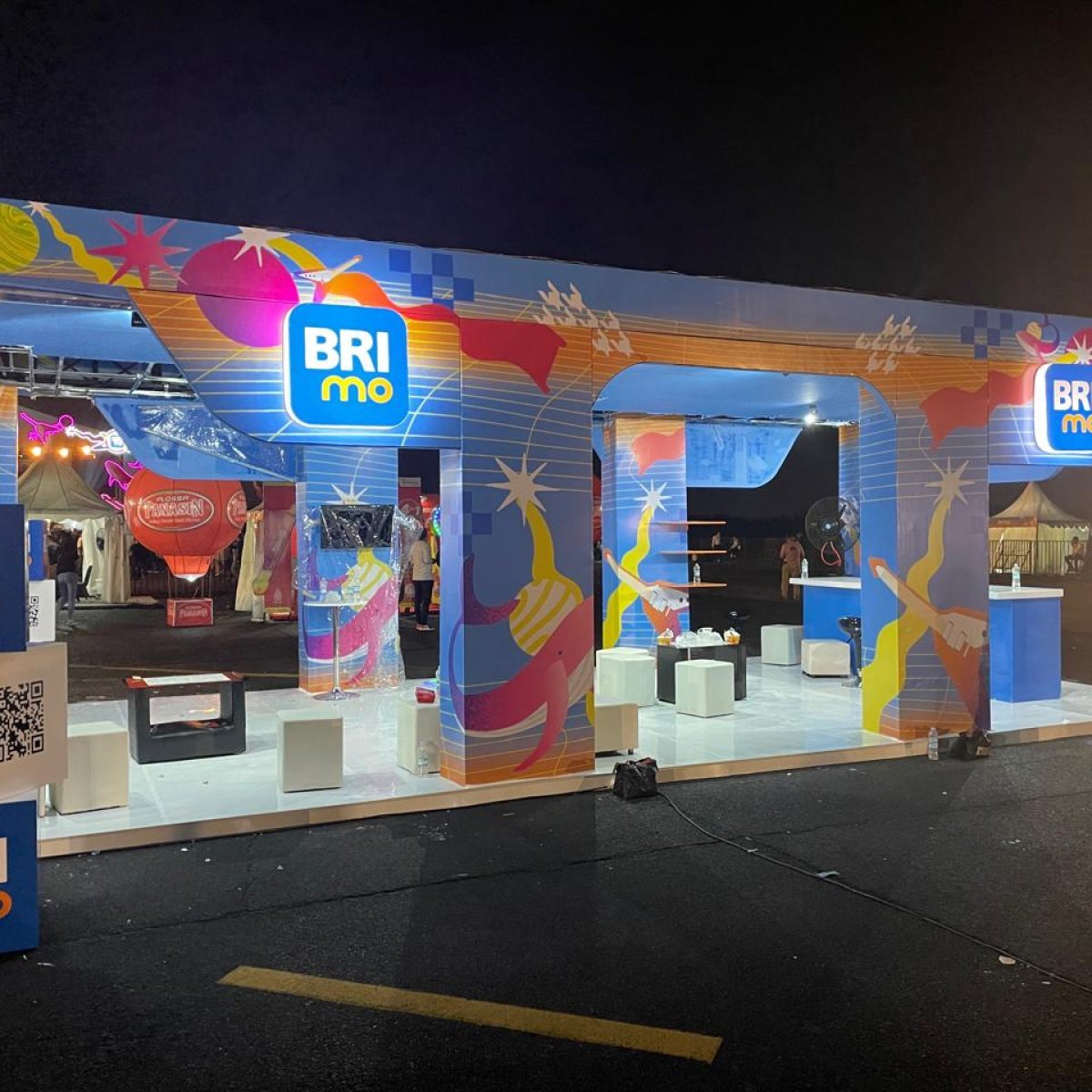 Event Organizer & Brand Activation Tokabe.id - Booth Brimo - Fun Run technology Indonesia