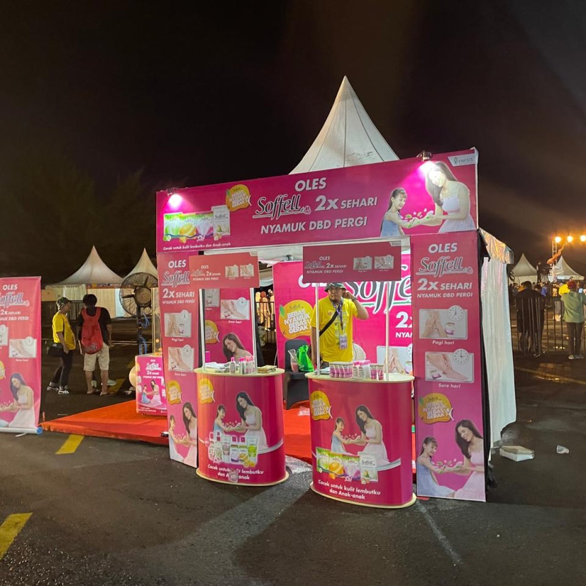 Event Organizer & Brand Activation Tokabe.id - Booth Soffel - Registrasi online event lari Medan