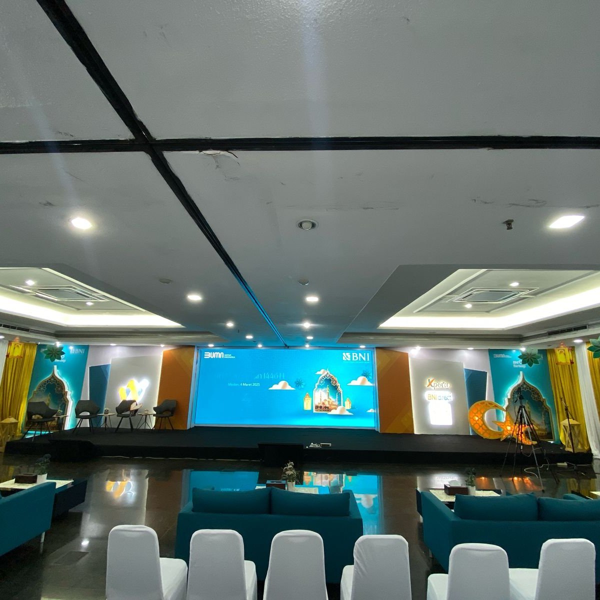 Event Organizer & Brand Activation Tokabe.id - Interior Acara BNI Berbagi - Vendor IT event Medan