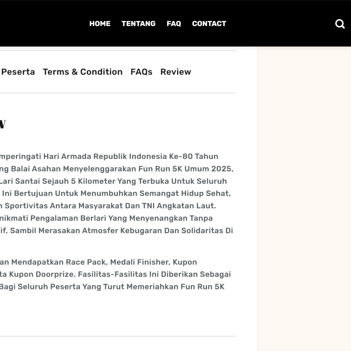 Event Organizer & Brand Activation Tokabe.id - Pendaftaran Fun Run Gallery 11 - Sewa laptop Medan untuk event